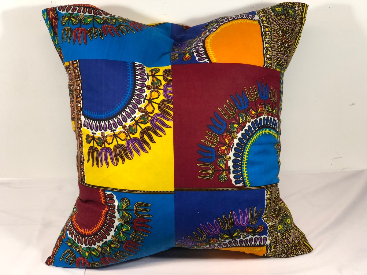 Image of Dashiki Print Design Pillow