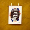 God Save The Florrie Jamie Reid Stamped Print (Limited Print of 100)