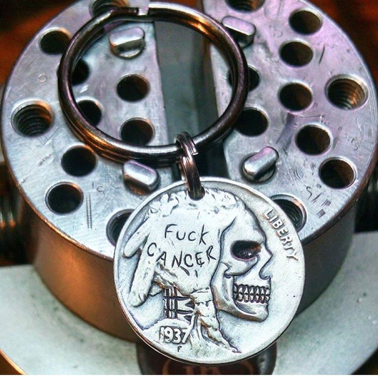 Image of FUCK Cancer Key Fob