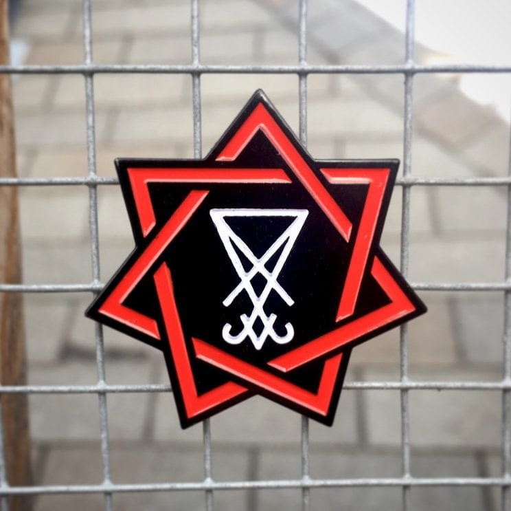 Image of Holy Hell Pin • Seconds • Free US Shipping