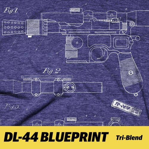 Image of DL-44 BLUEPRINT Tri-Blend