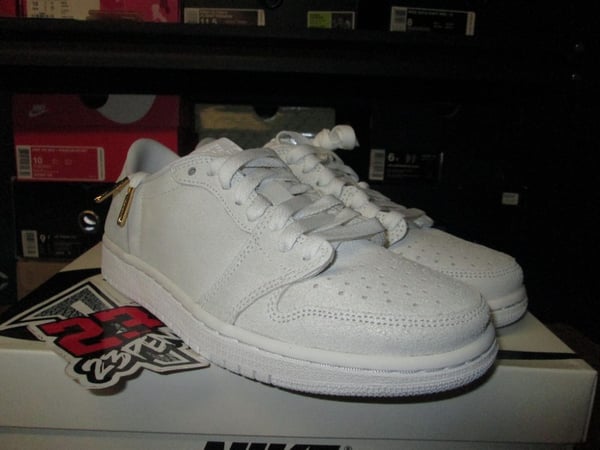 Air Jordan I (1) Retro Low NS "White/Metallic Gold" WMNS - areaGS - KIDS SIZE ONLY