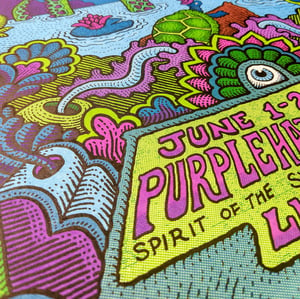 Spafford Purple Hatters Ball Print June  1-2 2018