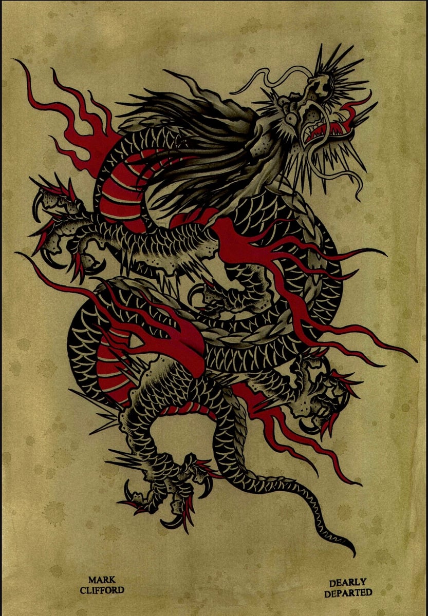 Chinese Dragon | Dearly Departed Tattoo