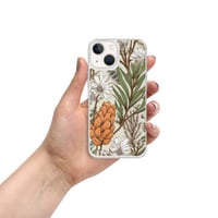 Image 16 of Art Nouveau Inspired Light and Airy Boho Floral Sketch Clear Case for iPhone®