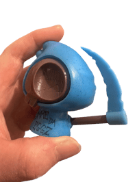 Image 2 of Matt blue choc bunny reap