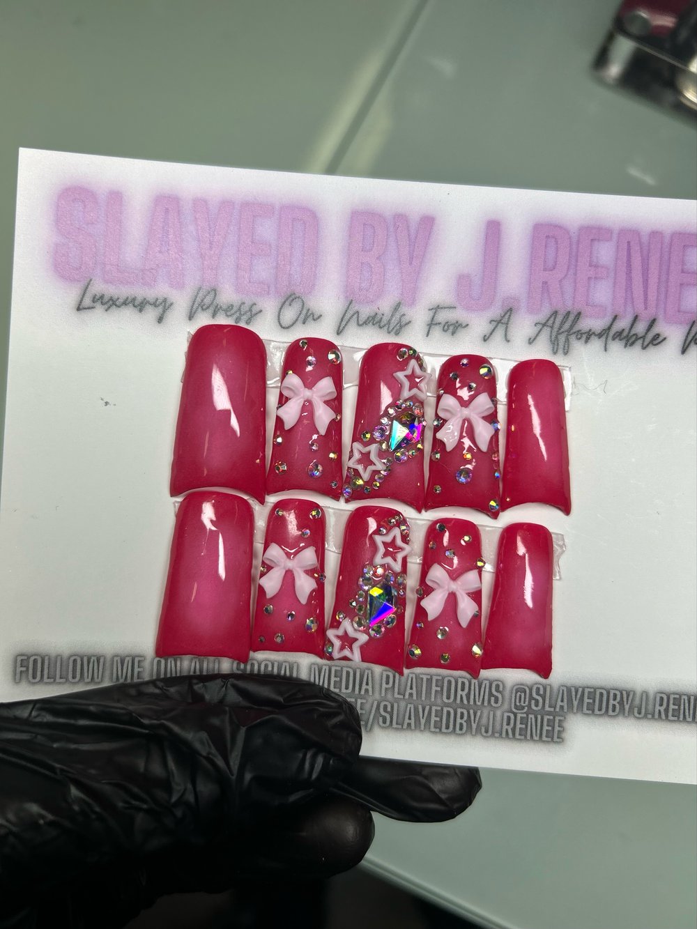 Dark Pink Air Brush MoonCut XL Duckies