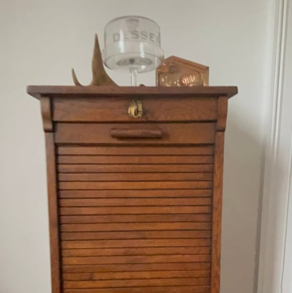 Antique Tambour Chest