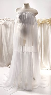 Image 1 of Tulle dress for photoshoots | Alexa | size universal | off white