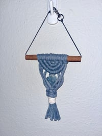 Image 1 of Macrame Cinnamon Car Charm