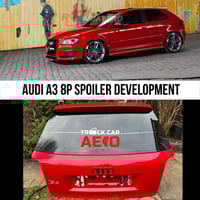 Audi A3 8P Adjustable Track Car Aero Wing Under Development