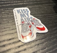 Image 3 of Sneaker Sticker Air Max 1 Red "KISS MY AIRS"