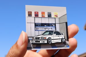 Image of KUWTB Kustoms E36 M3 Alpine White