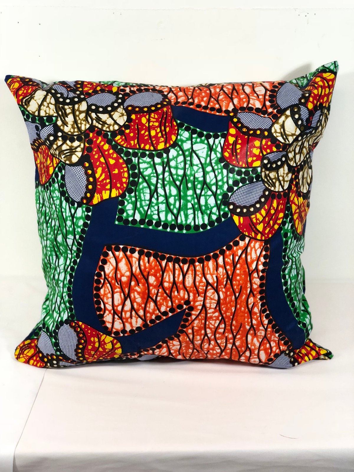 Image of Mitex Holland Wax Stone Design Pillow