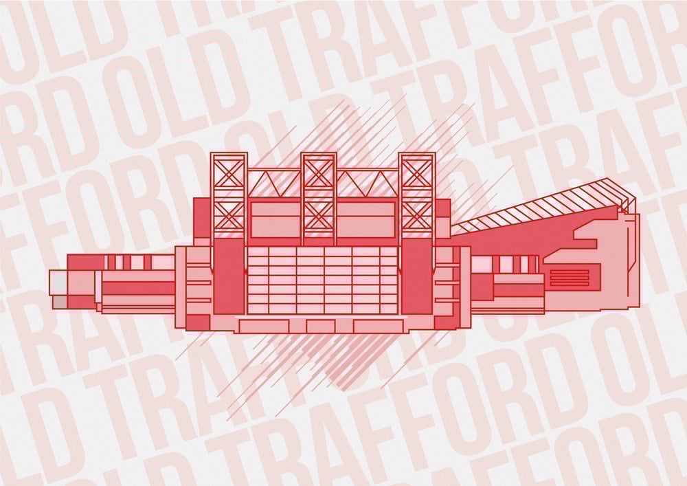 Image of Old Trafford Vector Poster