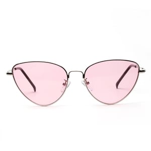 Image of Retro cat eye tinted sunglasses