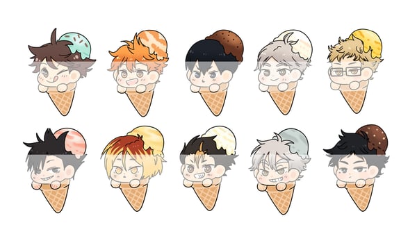 Image of Haikyuu Sticker Set