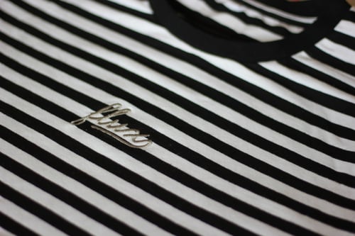 Image of Striped Longsleeve T-Shirt - Black