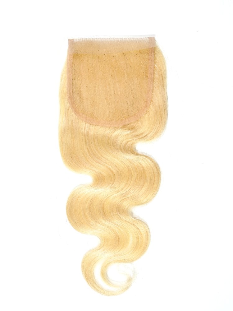 Image of Platinum Blonde Body Wave Lace Closure