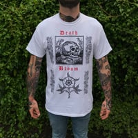 Image 1 of Death bloom shirt. (White)