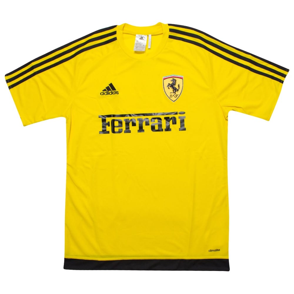 Image of FERRARI JERSEY - YELLOW/BLACK