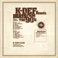 Image 2 of K-DEF "BEATS FROM THE 90's" VOLUME 1 (10 Year Anniversary) Cassette