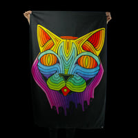 Image 1 of ACID CAT TAPESTRY