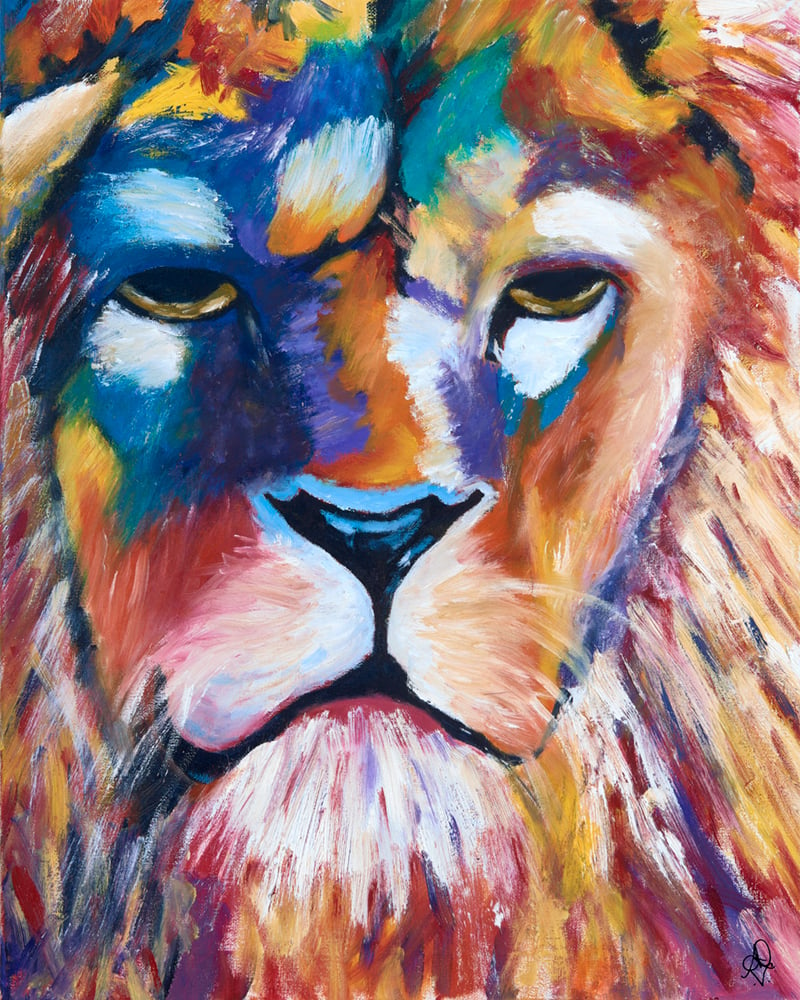 Image of A Lion's True Colors