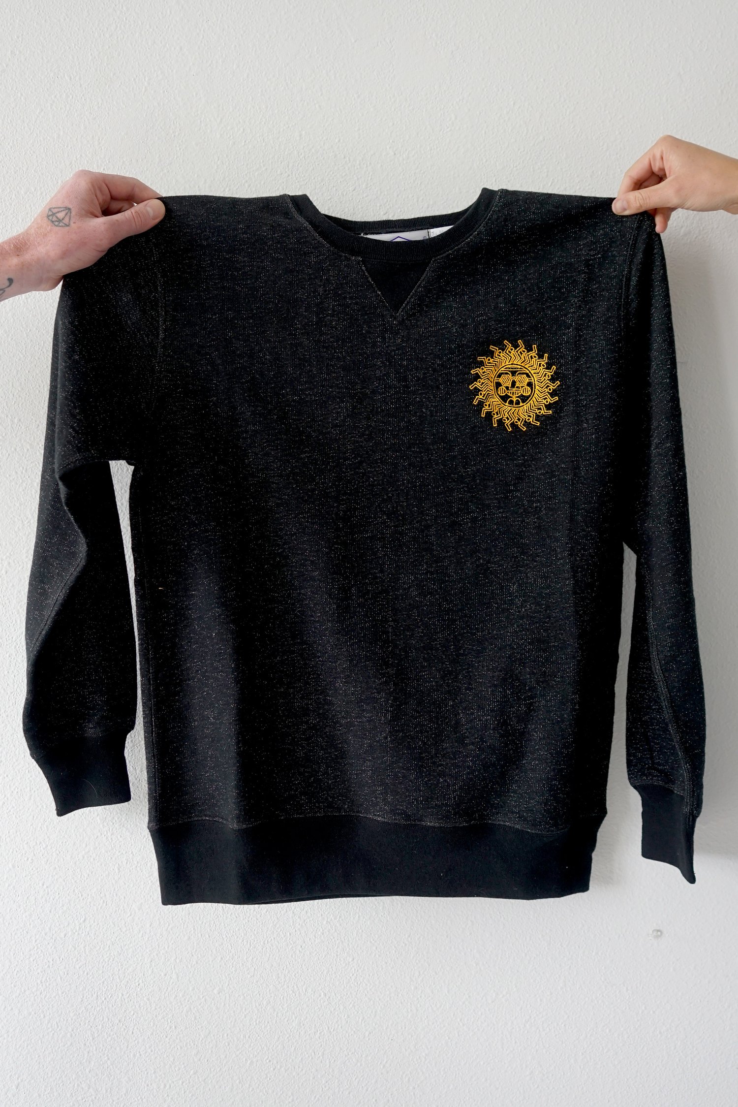 Image of Sun Sweatshirt in Black