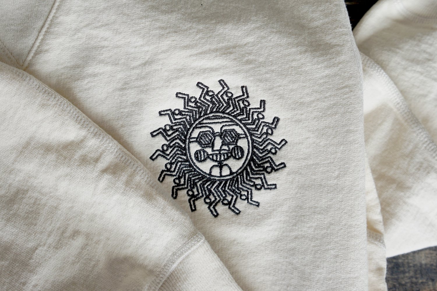 Image of Sun Sweatshirt in Off-white