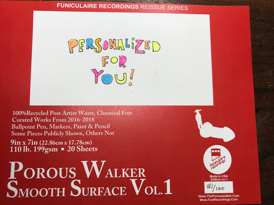 Image of PRE ORDER Porous Walker Smooth Surface book Vol. 1