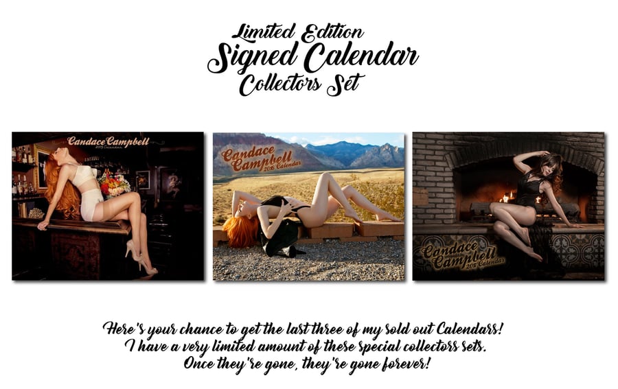 Image of Limited Edition Signed Calendar Collectors set