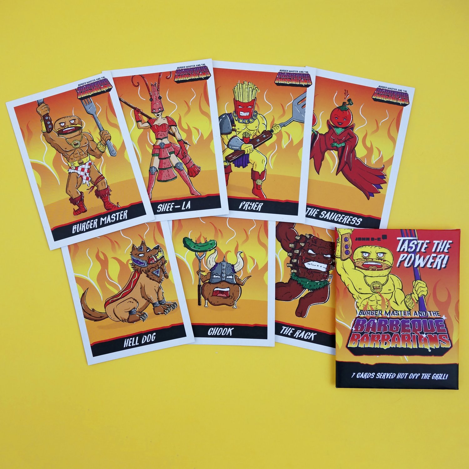 Image of Barbeque Barbarians - Trading Cards