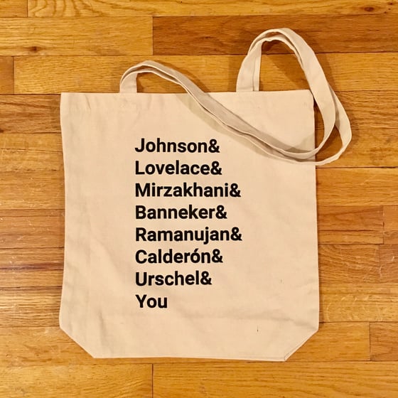 Image of Not Just White Dudes tote bag