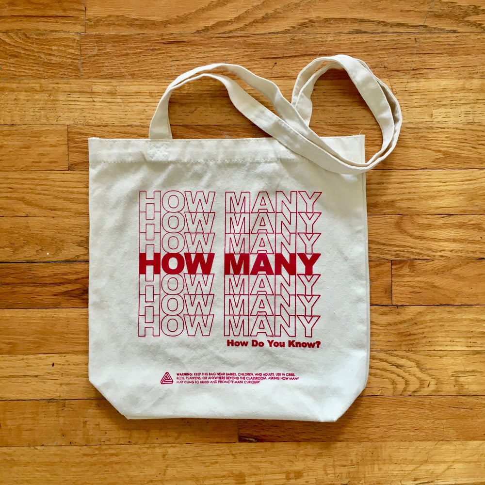Image of How Many? tote bag