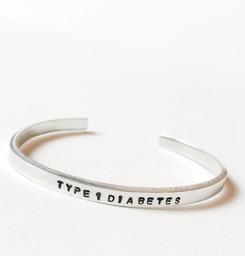 Image of Type 1 Diabetes Bracelet Aluminium