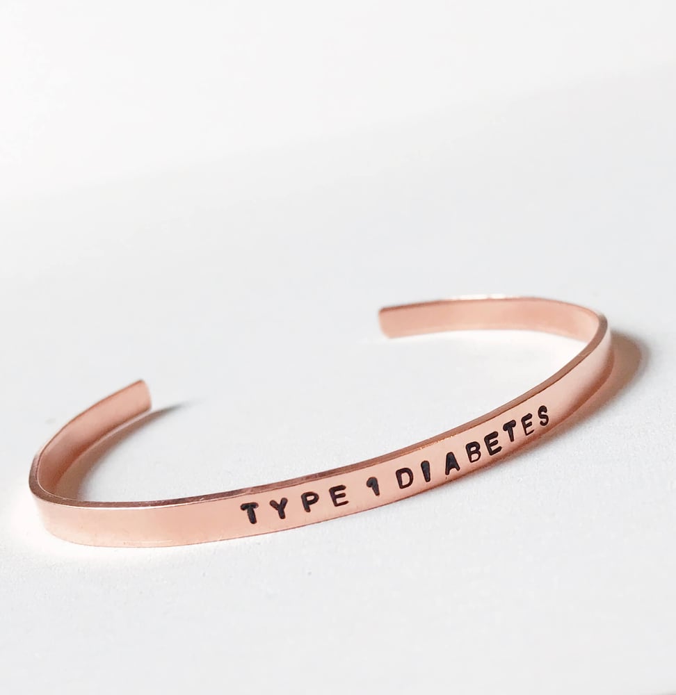 Image of Type 1 Diabetes Bracelet Copper