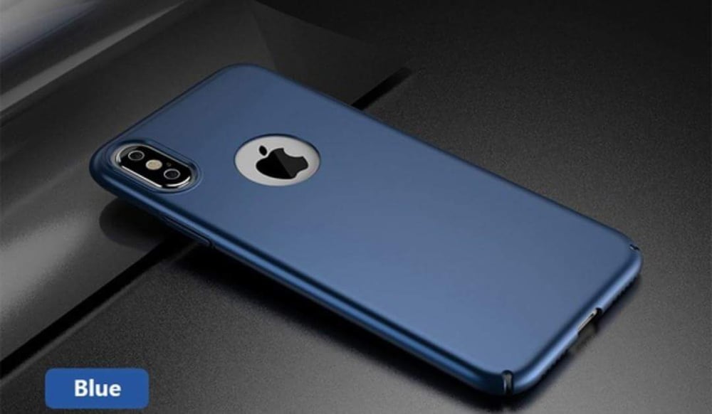 Image of Blue iPhone X Case