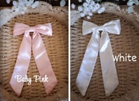 Image 2 of Long Tail Satin Bow
