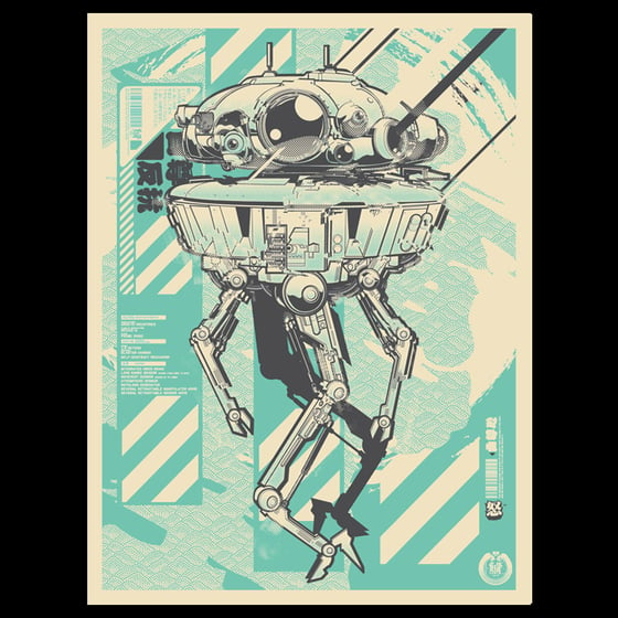 Image of Viper Droid Print