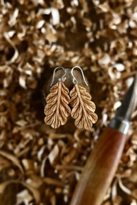 Image 2 of  Oak Leaf Earrings