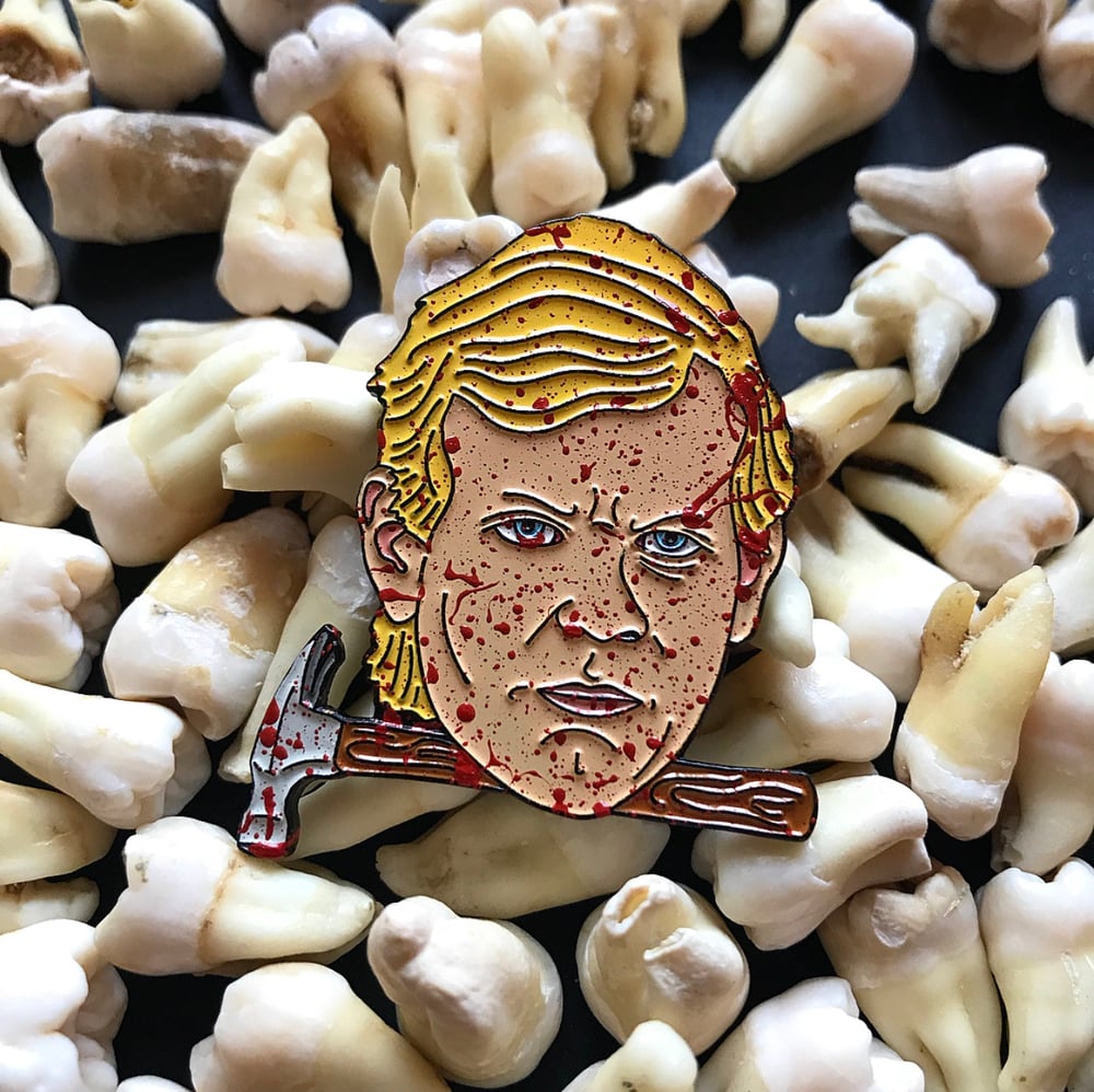 Image of Serial Killer Jeffrey Dahmer Soft Enamel Pin