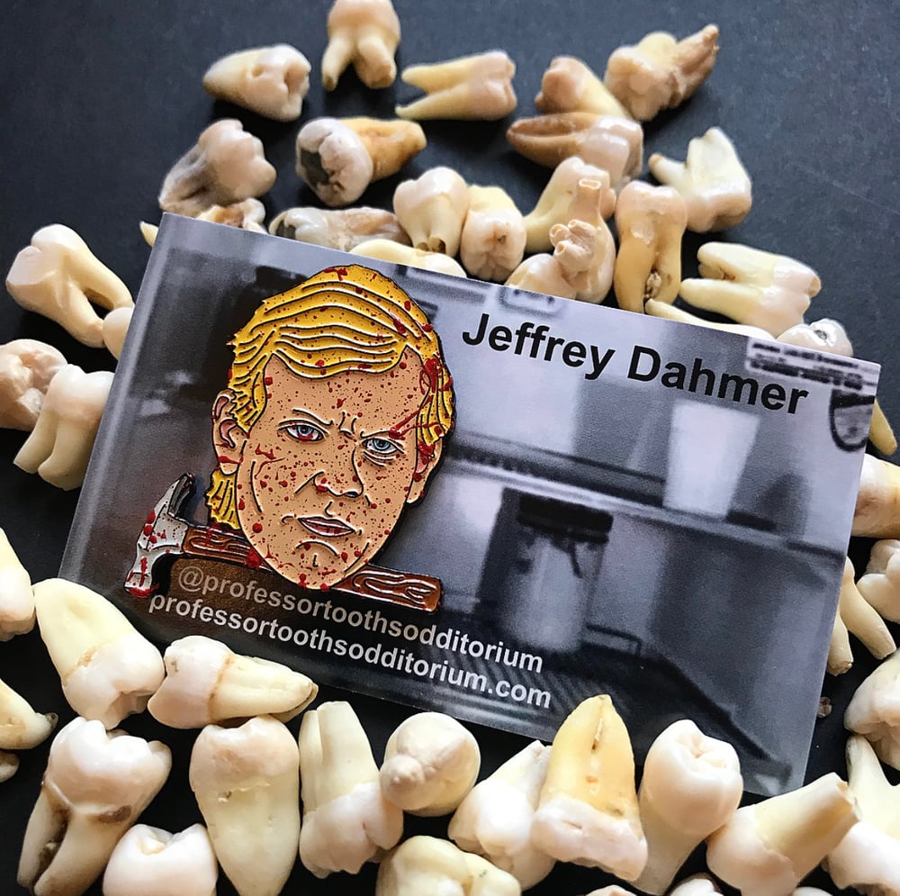 Image of Serial Killer Jeffrey Dahmer Soft Enamel Pin