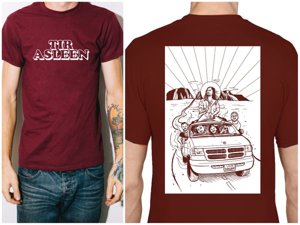 Image of SAVE VAN BURGUNDY Tee
