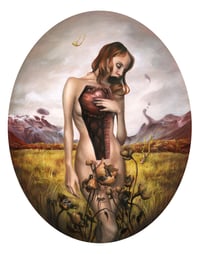 “Wilting Flowers” limited edition giclee print