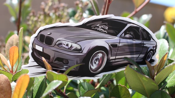 Image of KUWTB Legends E46 Diecut Sticker