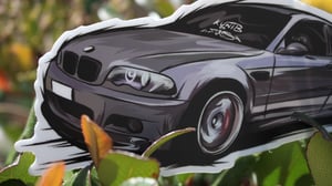 Image of KUWTB Legends E46 Diecut Sticker