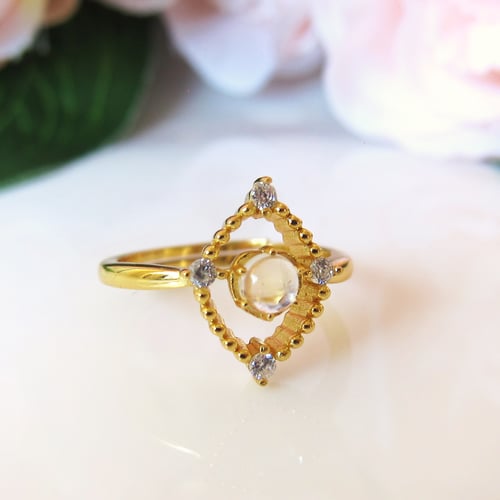 Image of Moonstone Eclipse ring