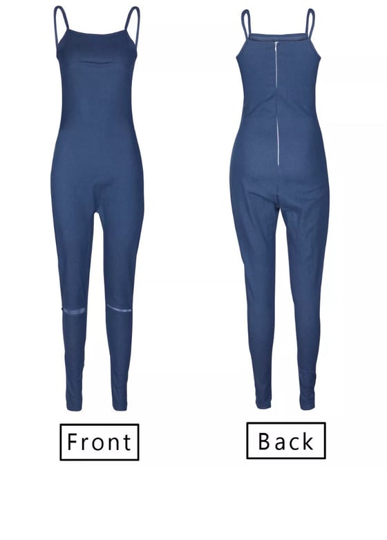 Image of Denim Jumpsuit