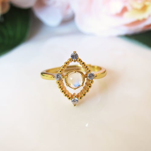 Image of Moonstone Eclipse ring